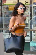 EIZA GONZALEZ in a Tube-top Out in Los Angeles 07/03/2018