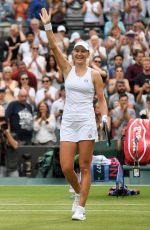 EKATERINA MAKAROVA at Wimbledon Tennis Championships in London 07/04/2018