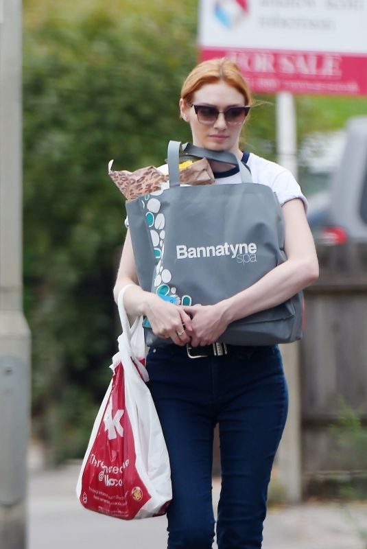 ELEANOR TOMLINSON Out Shopping in London 07/20/2018