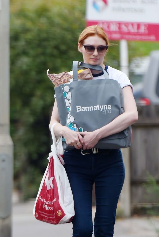 ELEANOR TOMLINSON Out Shopping in London 07/20/2018