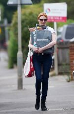 ELEANOR TOMLINSON Out Shopping in London 07/20/2018