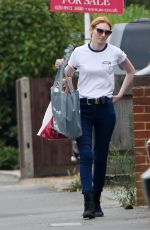 ELEANOR TOMLINSON Out Shopping in London 07/20/2018