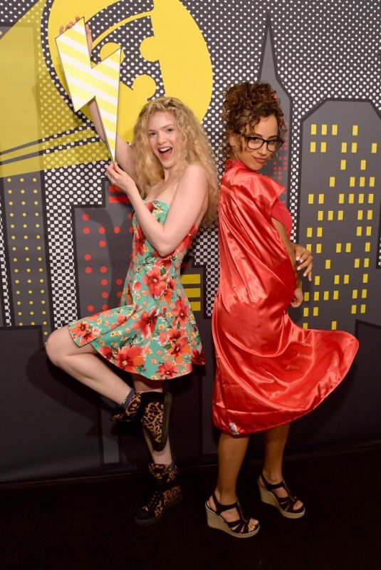 ELENA KAMPOURIS at Pizza Hut Lounge at Comic-con in San Diego 07/19/2018