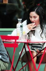 ELIZA DOOLITTLE at a Vegetarian Restaurant in London 07/19/2018