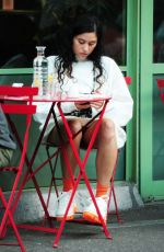 ELIZA DOOLITTLE at a Vegetarian Restaurant in London 07/19/2018