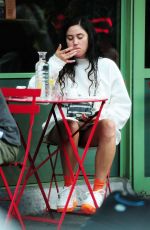 ELIZA DOOLITTLE at a Vegetarian Restaurant in London 07/19/2018