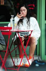 ELIZA DOOLITTLE at a Vegetarian Restaurant in London 07/19/2018