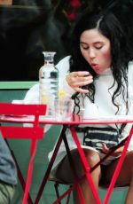 ELIZA DOOLITTLE at a Vegetarian Restaurant in London 07/19/2018
