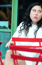 ELIZA DOOLITTLE at a Vegetarian Restaurant in London 07/19/2018