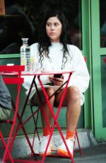 ELIZA DOOLITTLE at a Vegetarian Restaurant in London 07/19/2018