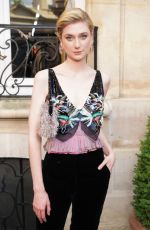 ELIZABETH DEBICKI at Giorgio Armani Prive Show at Paris Fashion Week 07/03/2018