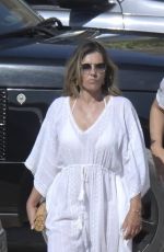 ELIZABETH HURLEY Out at a Beach in Mykonos 07/19/2018
