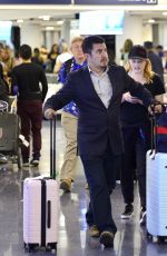 ELIZABETH MOSS at LAX Airport in Los Angeles 07/10/2018