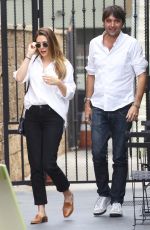 ELIZABETH OLSEN Leaves Alfred Coffee in Studio City 07/11/2018