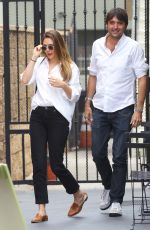 ELIZABETH OLSEN Leaves Alfred Coffee in Studio City 07/11/2018