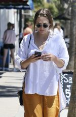 ELIZABETH OLSEN Out Shopping in Los Angeles 07/23/2018
