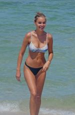 ELIZABETH TURNER in Bikini at a Beach in Miami 07/15/2018