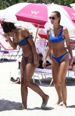 ELIZABETH TURNER in Bikini at a Beach in Miami 07/16/2018