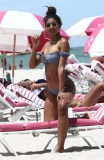 ELIZABETH TURNER in Bikini at a Beach in Miami 07/16/2018