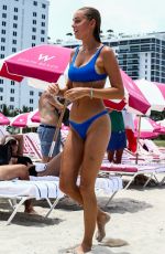 ELIZABETH TURNER in Bikini at a Beach in Miami 07/16/2018