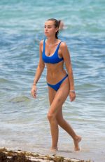 ELIZABETH TURNER in Bikini at a Beach in Miami 07/16/2018