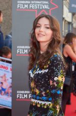 ELLA HUNT at Swimming with Men Premiere at 72nd Edinburgh International Film Festival 07/01/2018