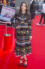 ELLA HUNT at Swimming with Men Premiere at 72nd Edinburgh International Film Festival 07/01/2018