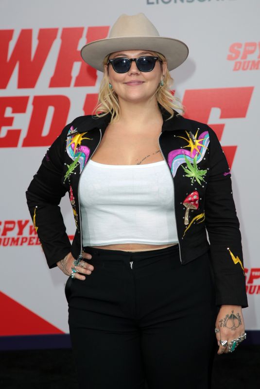 ELLE KING at The Spy Who Dumped Me Premiere in Los Angeles 07/25/2018