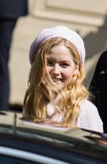 ELLIE BAMBER at Chanel Show at Haute Couture Fashion Week in Paris 07/03/2018