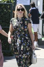ELLIE GOULDING Out at Wimbledon 07/02/2018