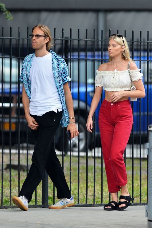 ELSA HOSK and Tom Daly Out in New York 07/11/2018