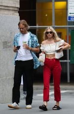 ELSA HOSK and Tom Daly Out in New York 07/11/2018