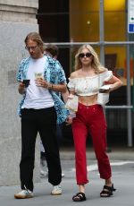 ELSA HOSK and Tom Daly Out in New York 07/11/2018