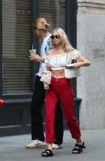 ELSA HOSK and Tom Daly Out in New York 07/11/2018