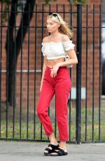 ELSA HOSK and Tom Daly Out in New York 07/11/2018