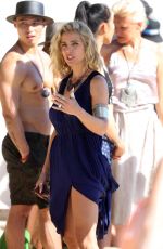 ELSA PATAKY on the Set of Tidelands on Stradebroke Island 07/03/2018