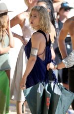 ELSA PATAKY on the Set of Tidelands on Stradebroke Island 07/03/2018