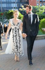 EMILY BLUNT and John Krasinski Out for Dinner in New York 07/09/2018