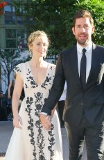 EMILY BLUNT and John Krasinski Out for Dinner in New York 07/09/2018