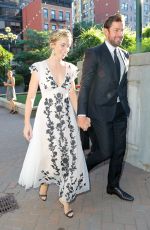 EMILY BLUNT and John Krasinski Out for Dinner in New York 07/09/2018