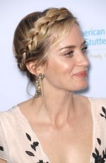 EMILY BLUNT at 12th Annual Ais Freeing Voices Changing Lives Gala in New York 07/09/2018