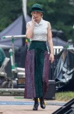 EMILY BLUNT on the Set of Jungle Cruise in Atlanta 07/13/2018