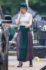 EMILY BLUNT on the Set of Jungle Cruise in Atlanta 07/13/2018