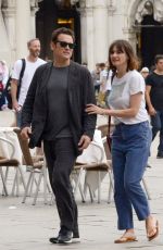 EMILY MORTIMER and Matt Dillon Out in Venice 07/16/2018