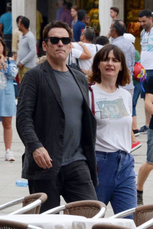 EMILY MORTIMER and Matt Dillon Out in Venice 07/16/2018