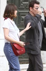 EMILY MORTIMER and Matt Dillon Out in Venice 07/16/2018