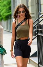 EMILY RATAJKOWSKI in Tights Out in New York 07/27/2018