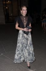 EMMA ROBERTS at Dior Dinner at Place Vendome in Paris 07/02/2018