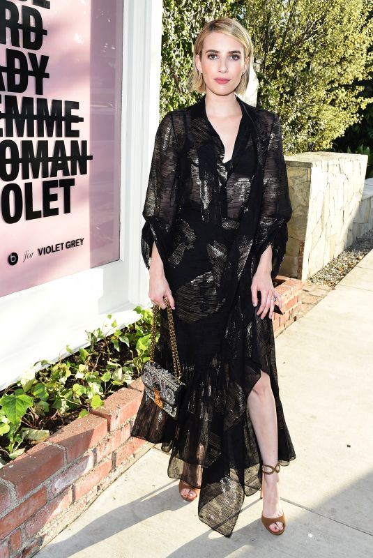 EMMA ROBERTS at Violet Grey Party in Los Angeles 07/11/2018