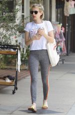 EMMA ROBERTS Heading to a Gym in Studio City 07/07/2018